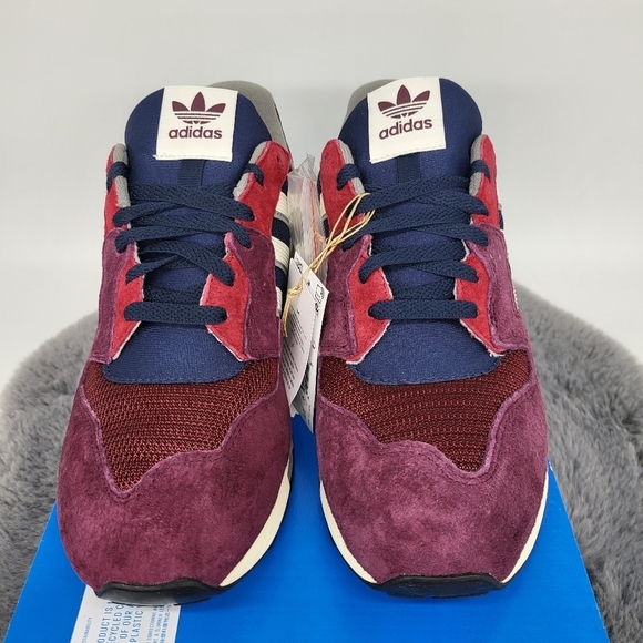 New adidas ZX 420 \'Maroon Collegiate Navy\' Men\'s Athletic Shoes Size 11.5